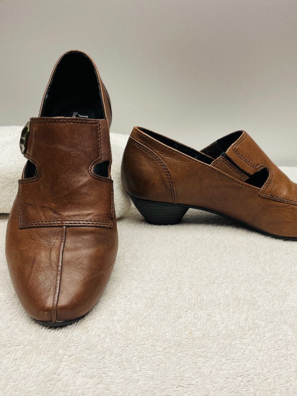 EUC Josef Seibel "Tina" Brown Leather Comfort Pumps, European, Sz 36/US 5 1/2